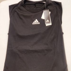 💥 NWT 💥 Adidas Alphaskin compression shirt. Sleeveless tech fit clima cool